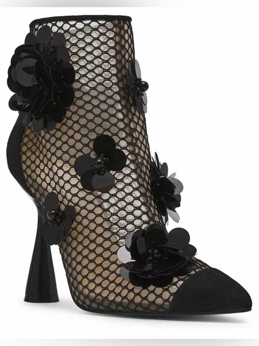 NWT Betsey Johnson
Women's Black Navey Embellished Dress Booties sz 10